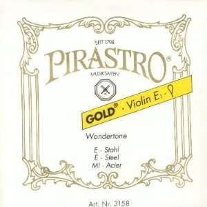    Pirastro Wondertone Gold Label Violin E String Musical Instruments