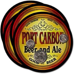  Port Carbon, PA Beer & Ale Coasters   4pk 