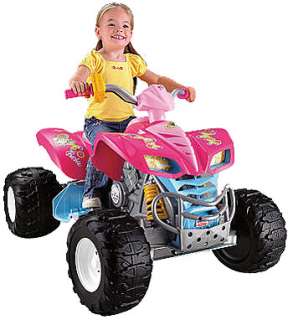 Power Wheels Fisher Price Kawasaki KFX Quad Ride On   Barbie   Power 