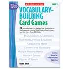 Scholastic Vocabulary Building Card Games, Grade Three, 80 pages