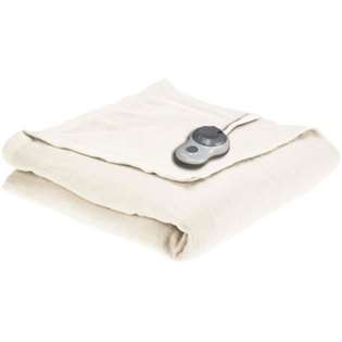 Sunbeam Twin Heated Electric Blanket Imperial Nights Winter White at 