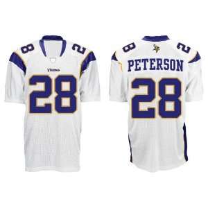  NFL Jerseys Minnesota Vikings 28# Peterson White Authentic Football 