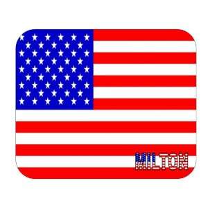  US Flag   Milton, Massachusetts (MA) Mouse Pad Everything 