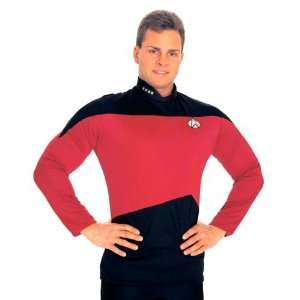  Star Trek The Next Generation Uniform Shirt Costume (Red 