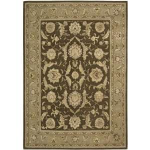  Nourison 3000 Brown Traditional Persian 8 Round Rug (3101 