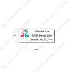 Love Flamingos Personalized Mailing Return Address Labels 30ct