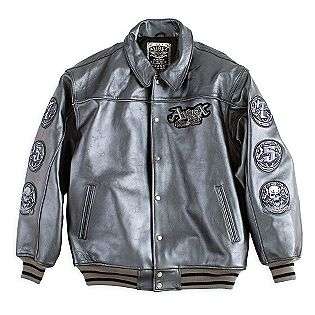Leather Jacket  Avirex Clothing Young Mens Outerwear 
