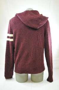   & FITCH 92 PULL OVER SWEATER HOODY MAROON XXL (TUB7)  