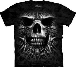 New DEATH MASK SKULL T Shirt  