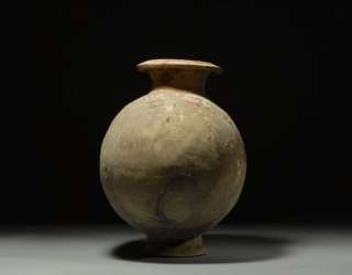 very rare Ancient Chinese Han dynasty cocoon jar, dating to 