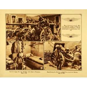  1920 Rotogravure WWI Military Field Artillery Weaponry 
