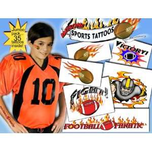  Temporary Tattoos, Football Tattoos Health & Personal 