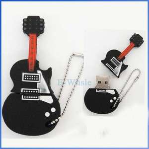   16G 16GB Black Guitar USB2.0 Flash Memory Stick Pen Drive High Quality