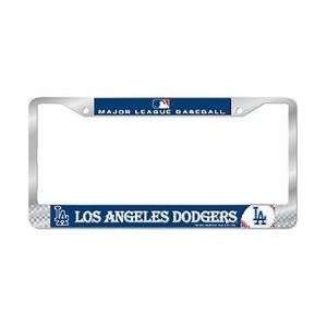  Los Angeles Dodgers MLB Chrome License Plate Frame: Sports 