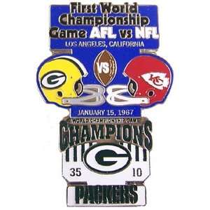  Super Bowl I Oversized Commemorative Pin Sports 