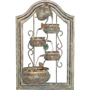 Wall Fountains ~ Pottery Brown   Alpine Wall Fountain  