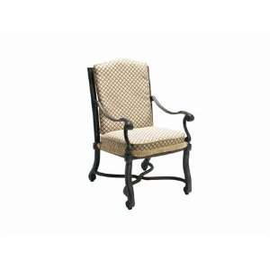   Cast Aluminum Arm Patio Dining Chair Cantera: Patio, Lawn & Garden