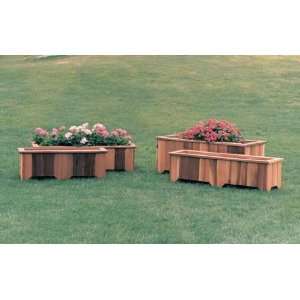    Wood Country T&L Rectangular Planter Boxes: Patio, Lawn & Garden
