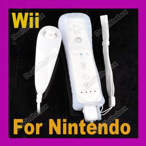 New Remote and Nunchuk Controller Set for Nintendo Wii  