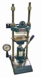 Carver C 12 Ton Lab Hydraulic Laminating Heated Press Benchtop 6x6 