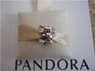 Authentic Pandora 790480 ELEPHANT BEAD CHARM ~ STERLING SILVER ~ NEW 