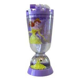 Disney Belle Princess Sipping Bottle Cup with Snowglobe : Toys & Games 