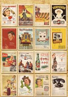   Advertising Postcard Vintage Album Lot of 32 postcards Collections Old