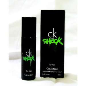  Calvin Klein ck one Shock For Him .5 oz / 15 ml edt Spray 