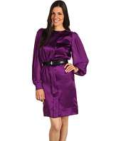 Anne Klein Jewel Neck Pleated Sleeve Dress $120.99 ( 80% off MSRP $ 