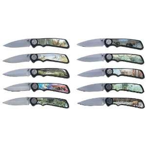   10 Pc Liner Lock Knife Set By Maxam® 10pc Liner Lock Knife Set