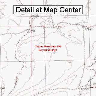   Map   Topaz Mountain SW, Utah (Folded/Waterproof)