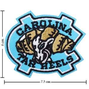 North Carolina Tar Heels Logo Embroidered Iron on Patches Free 