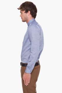 Paul Smith Blue Chambray Shirt for men  
