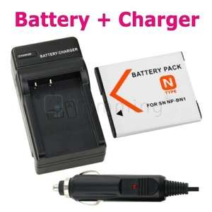 For Sony NP BN1 NPBN1 CyberShot Camera Battery+Charger  
