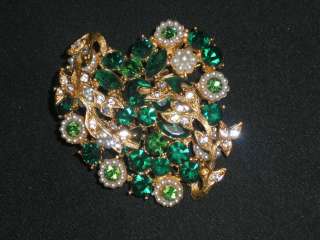 Vintage BROOCH Very High End Estate Jewelry 376a  