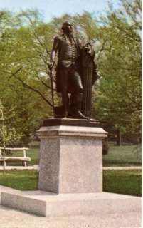 George Washington Statue, Valley Forge, PA Unused Pstcd  