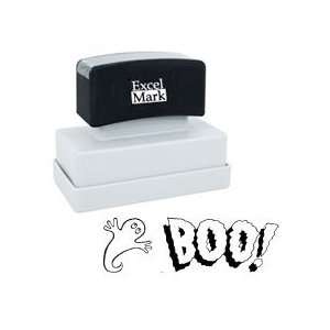  Halloween Rubber Stamp   BOO