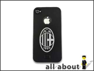 AC Milan Football Team Logo For i Phone 4 4S Metal Alumor Case Cover 