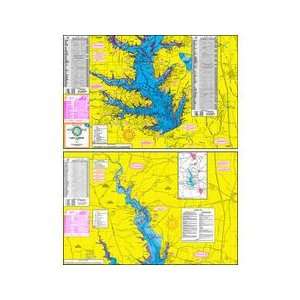  Hook N Line Map   F105 Lake Conroe Fishing Map (With GPS 