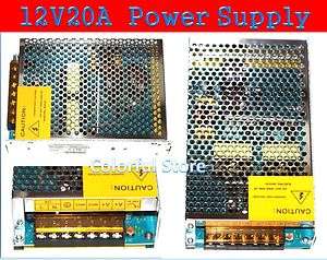 12V 20A Power Supply DC Universal Regulated Switching  