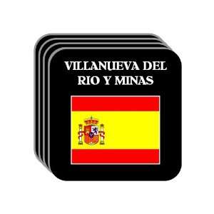 Spain [Espana]   VILLANUEVA DEL RIO Y MINAS Set of 4 Mini Mousepad 