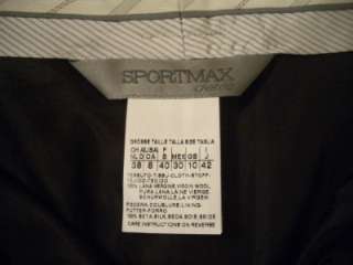   Beautiful SPORTMAX DEFILE MAX MARA Charcoal Gray LUXE Skirt  