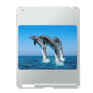 iPad 2 Case Silver of Dolphins Dancing