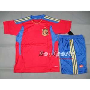 new spain jersey 2011 2012 red home soccer football shirt shirts 
