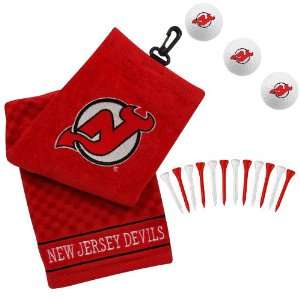  NHL New Jersey Devils Embroidered Golf Towel, Golf Balls 