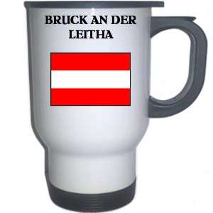  Austria   BRUCK AN DER LEITHA White Stainless Steel Mug 