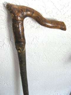Hand Carved Crafted Colorado Aspen Cane Walking Stick  