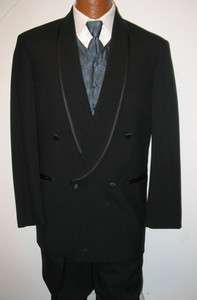Boys Black Karl Lagerfeld Tuxedo Jacket Ringbearer  