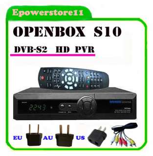  OPENBOX S10 HD PVR DVB S2 Digital Satellite Receiver + Free Adapter