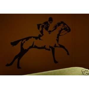 Horse Riding Steeplechase Wall Art Vinyl Decal 